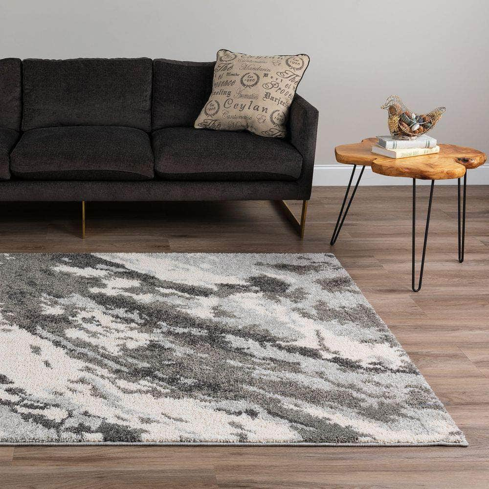 Rocco RC3 Silver Grey Area Rug #color_silver grey