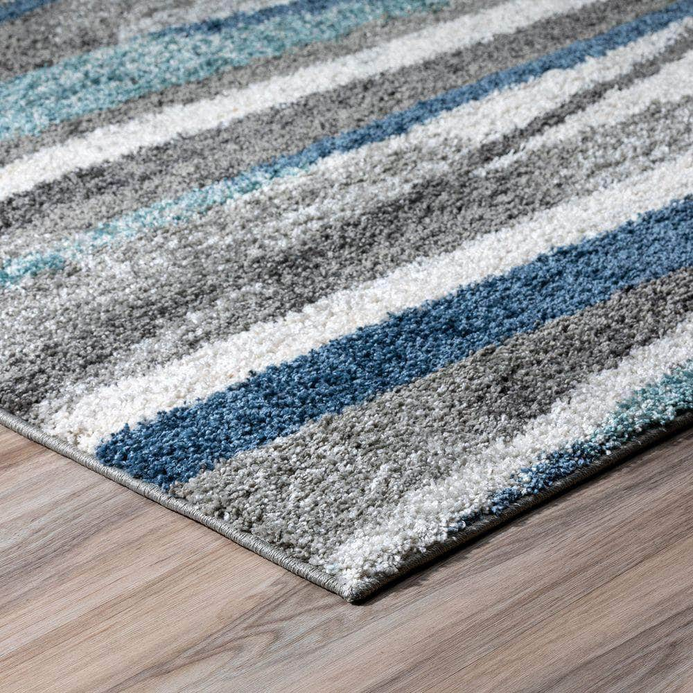 Rocco RC7 Multi Blue Area Rug #color_multi blue