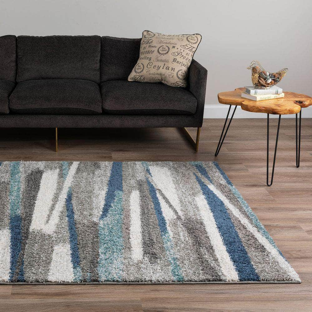 Rocco RC7 Multi Blue Area Rug #color_multi blue