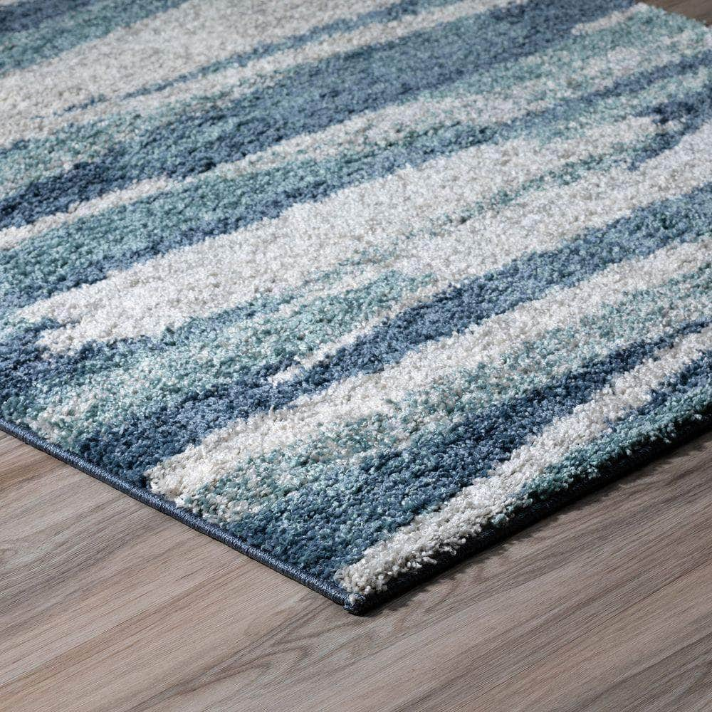 Rocco RC7 Navy Blue Area Rug #color_navy blue