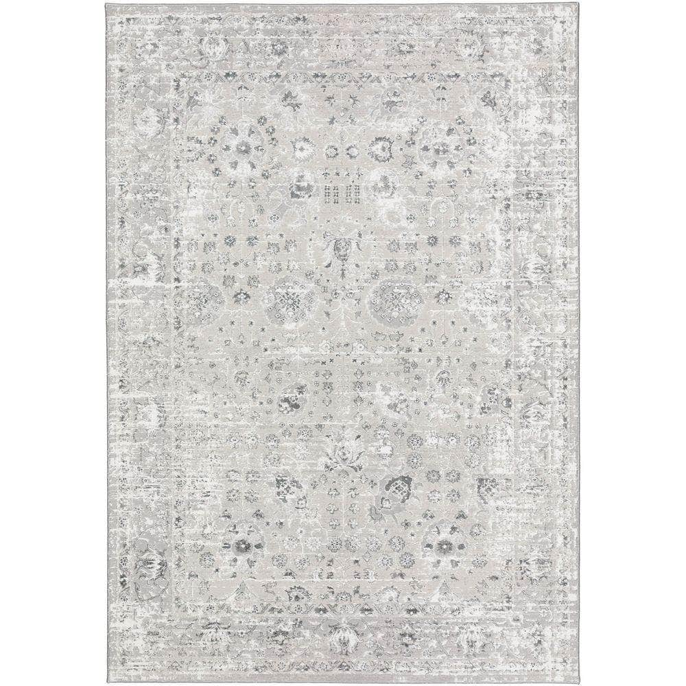 Rhodes RR8 Silver Gray Area Rug #color_silver gray