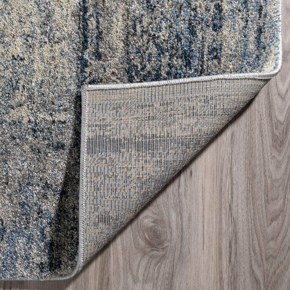 Fresca FC5 Silver Blue Area Rug #color_silver blue