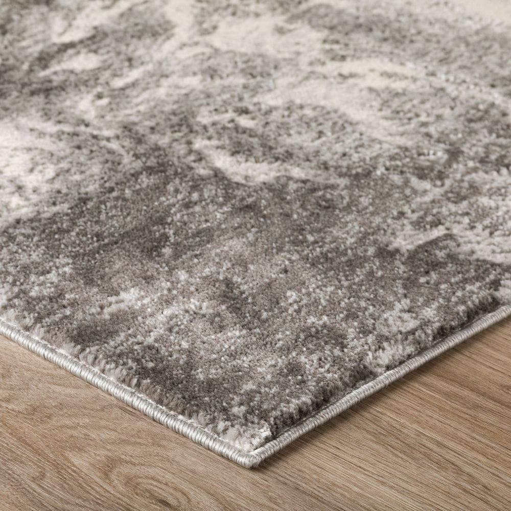 Karma KM17 Grey Area Rug #color_grey