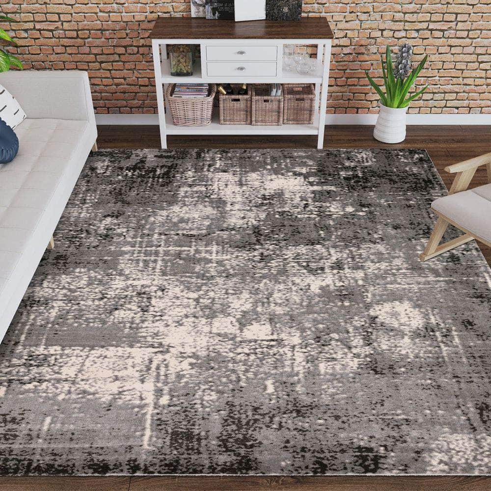 Cascina CC11 Carbon Grey Area Rug #color_carbon grey