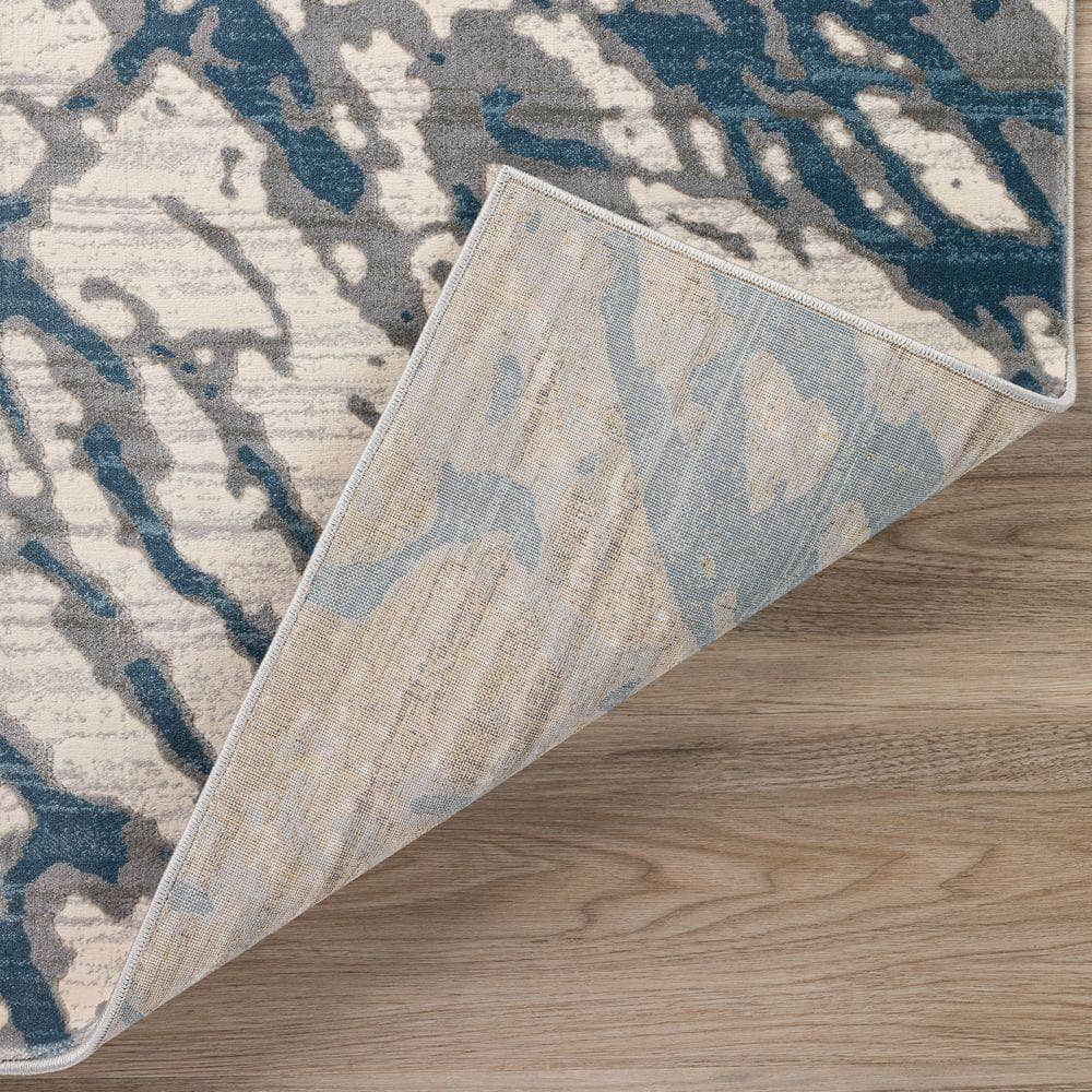 Cascina CC3 Indigo Blue Area Rug #color_indigo blue