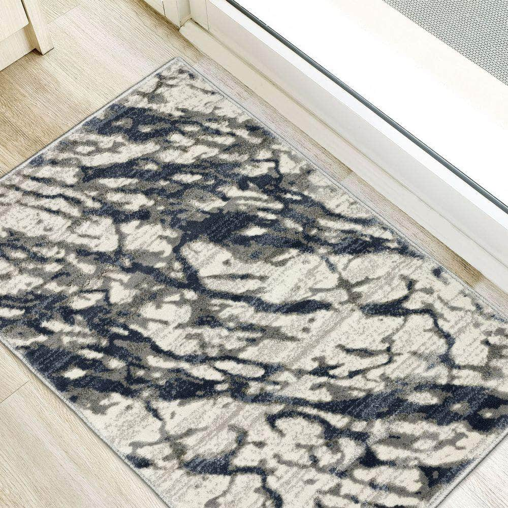 Cascina CC3 Indigo Blue Area Rug #color_indigo blue