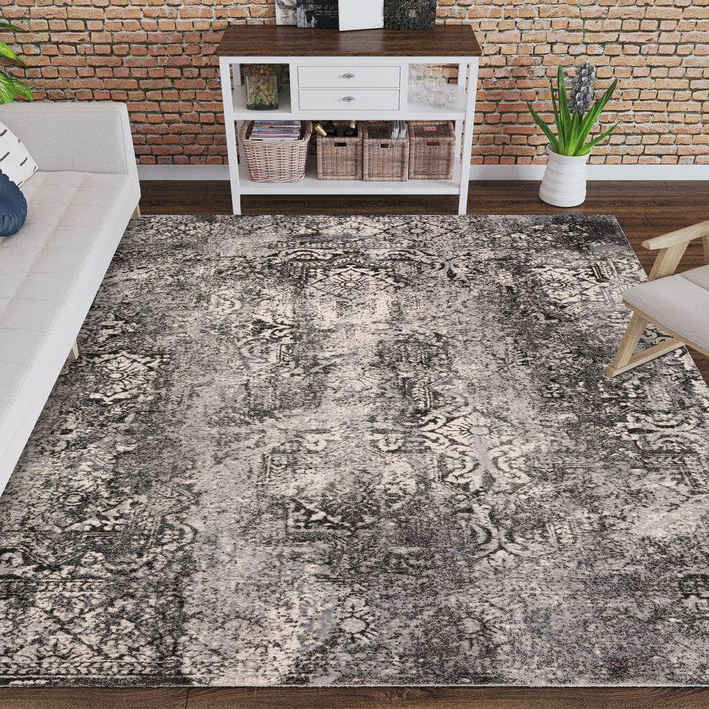 Cascina CC7 Carbon Grey Area Rug #color_carbon grey