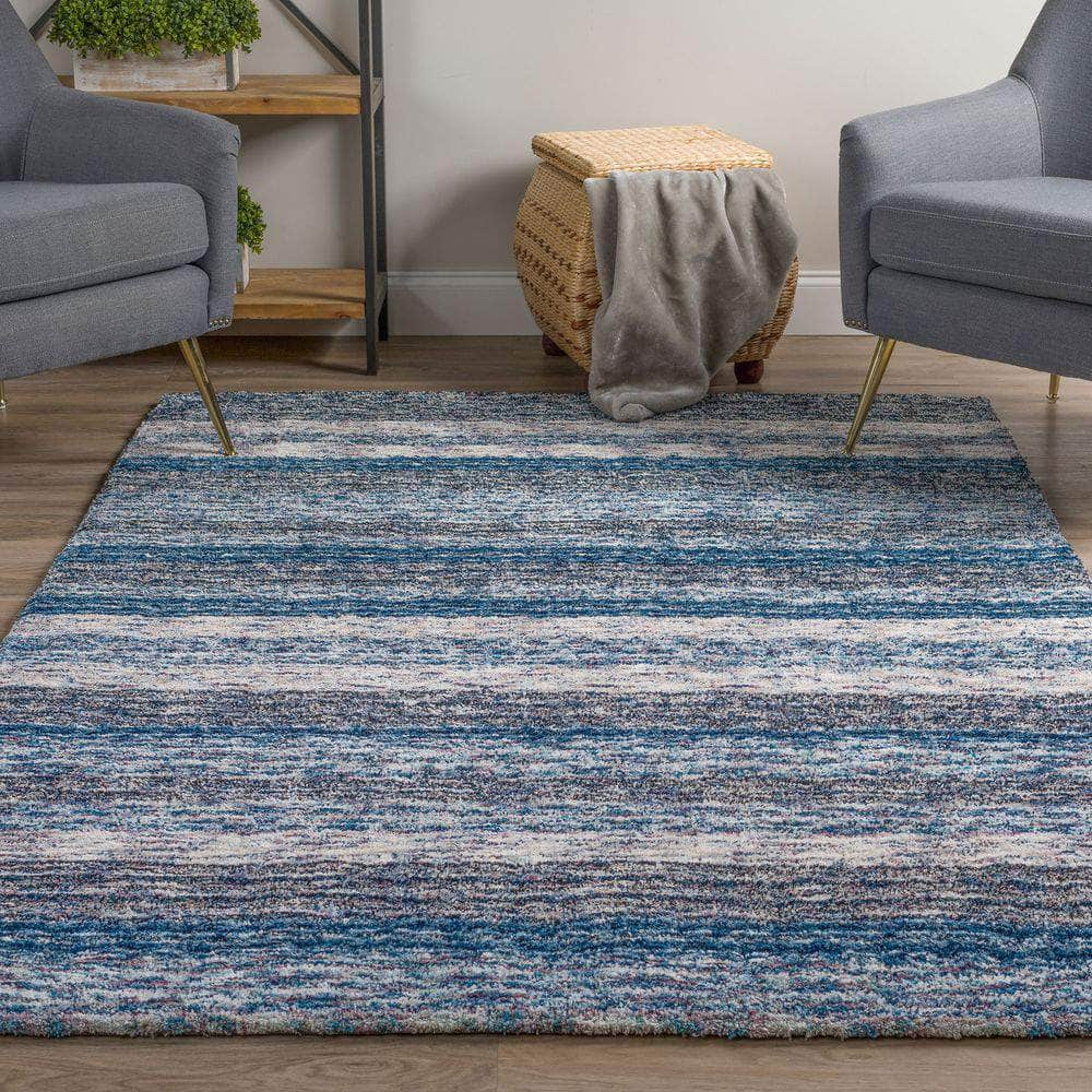 Joplin JP1 Indigo Blue Area Rug #color_indigo blue