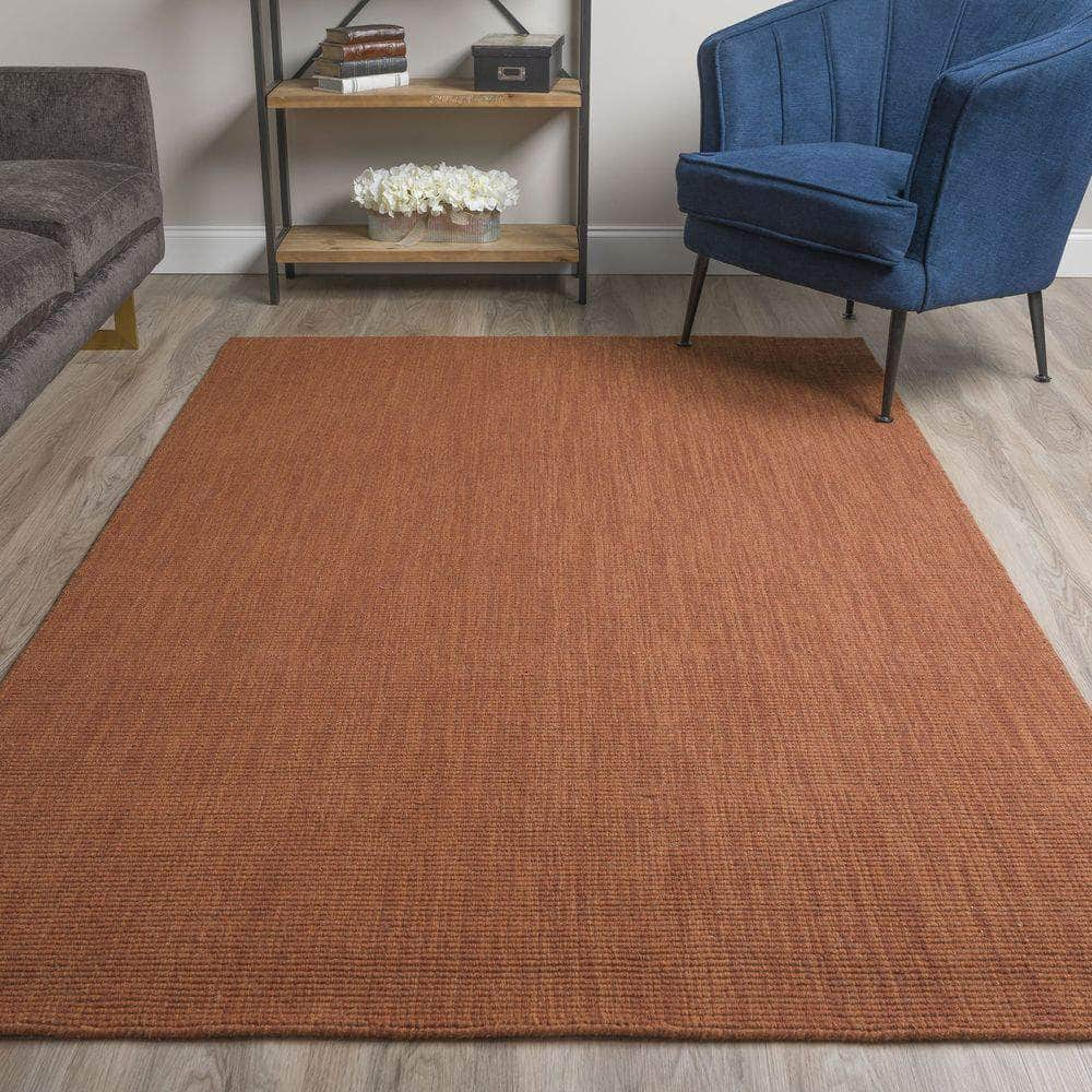 Monaco Sisal MC100 Paprika Red Area Rug #color_paprika red