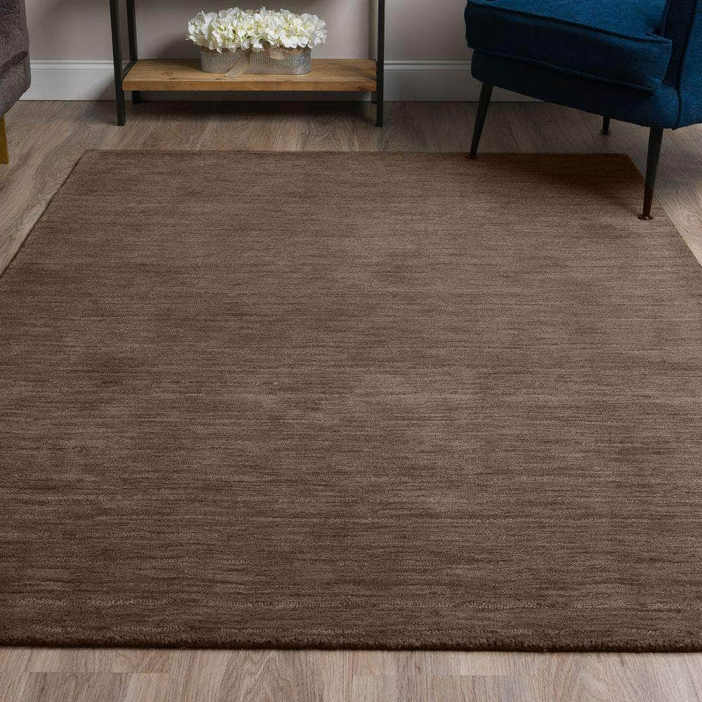 Rafia RF100 Chocolate Brown Area Rug #color_chocolate brown