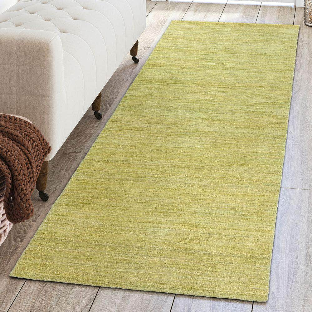 Rafia RF100 Kiwi Green Area Rug #color_kiwi green