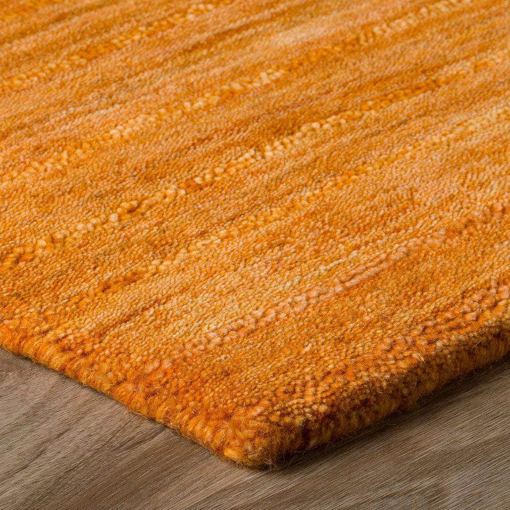 Rafia RF100 Mandarin Orange Area Rug #color_mandarin orange