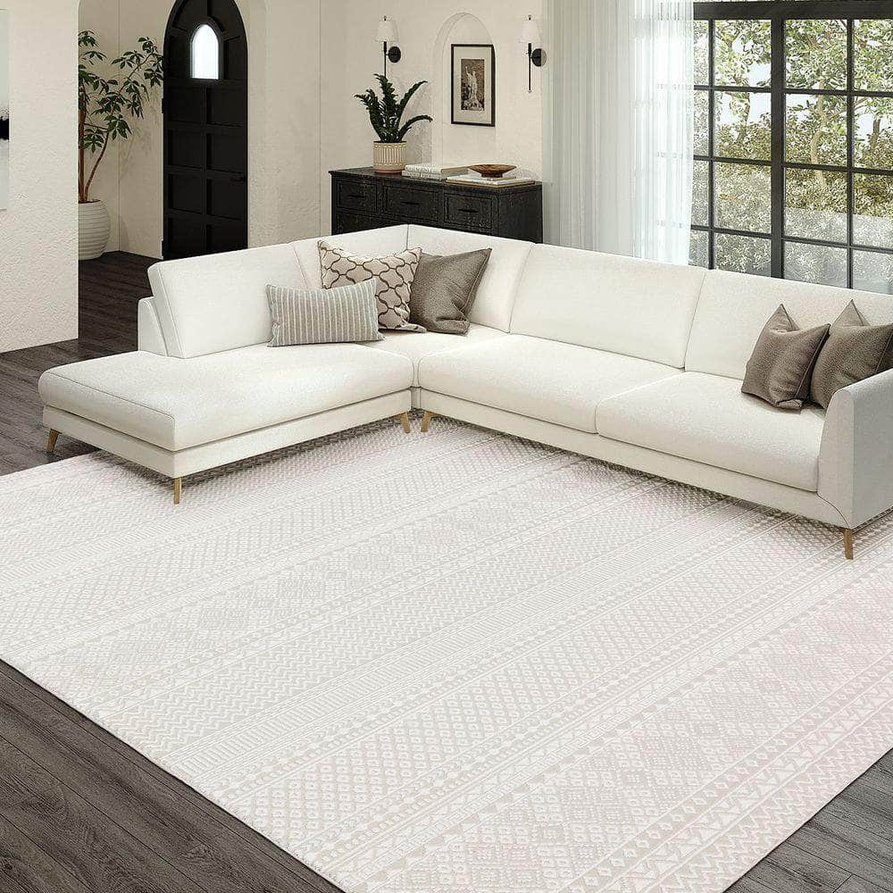 Rhodes RR2 Ivory Area Rug #color_ivory