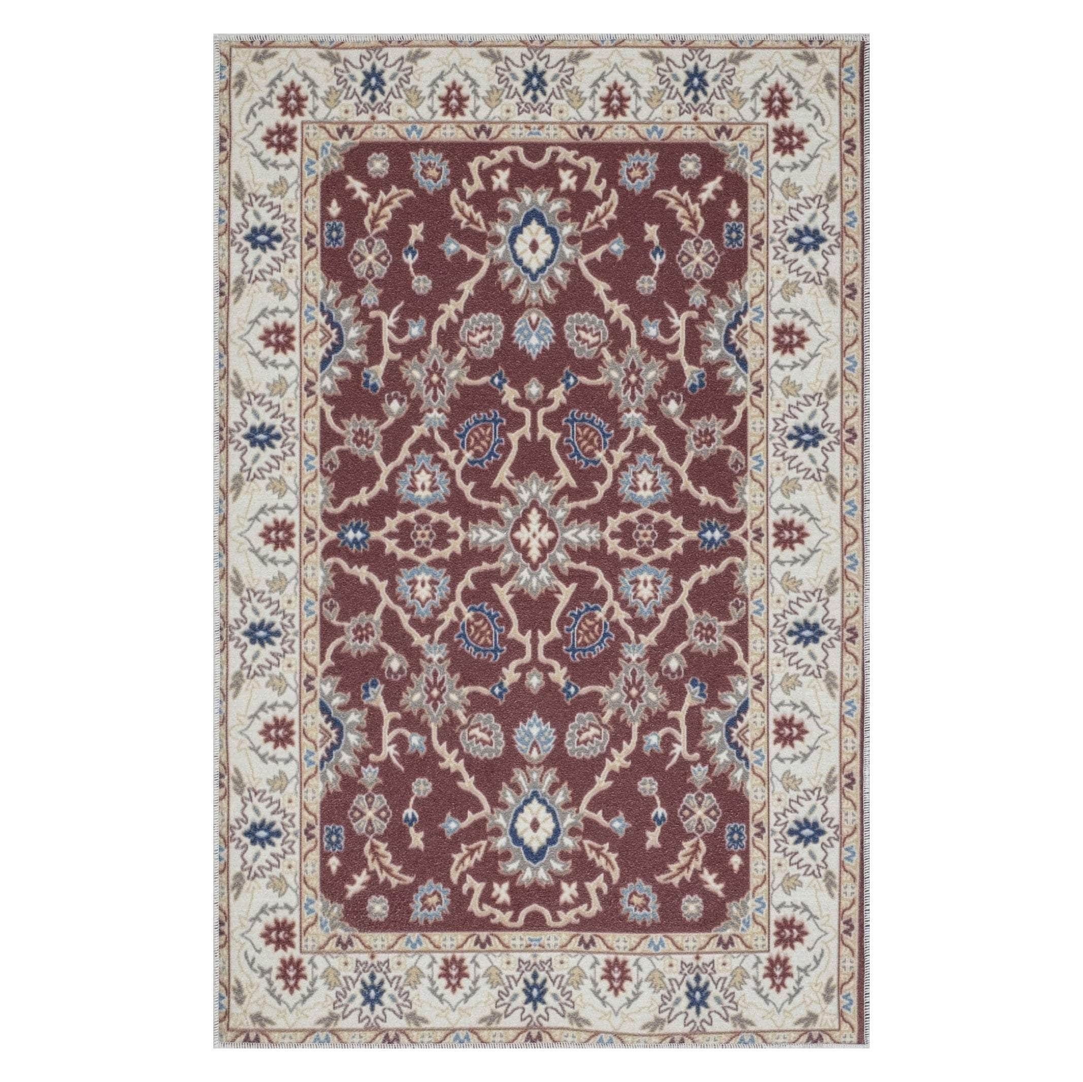 Bursa BRS04C Burgundy Rug 2x3 Rectangle