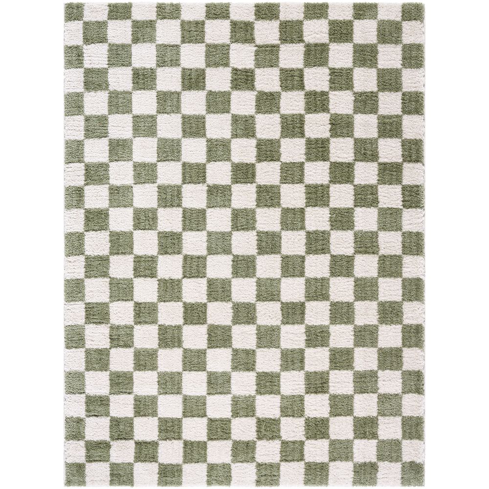 Machine Woven FSG-2330 Light Beige, Grass Green Rugs #color_light beige, grass green