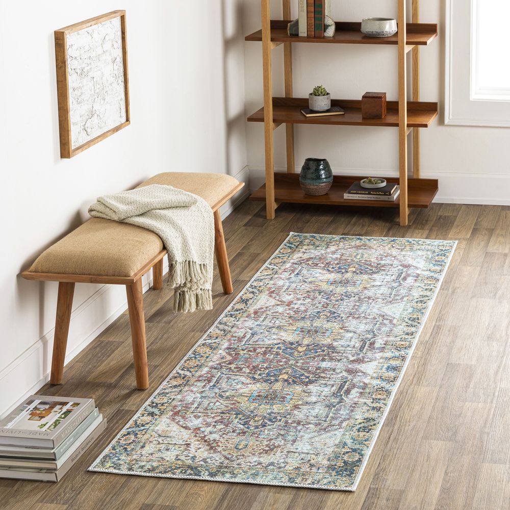 Machine Woven KMR-2300 Navy, Tan Rugs #color_navy, tan