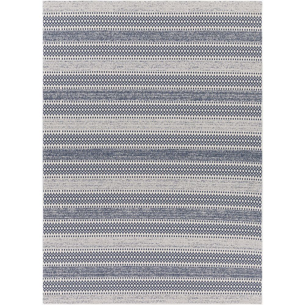 Machine Woven LCS-2311 Navy, White Rugs #color_navy, white