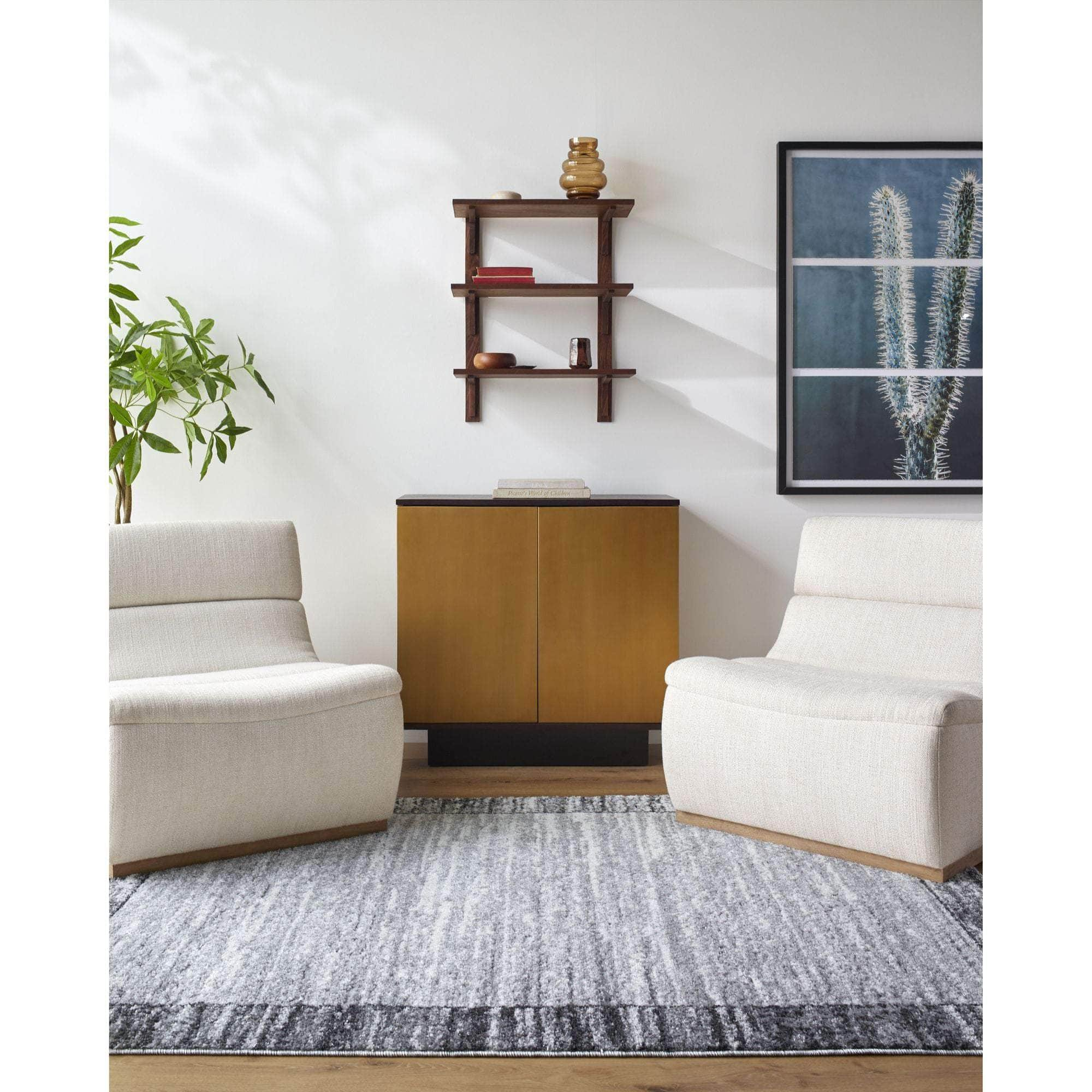 Machine Woven ARP-2314 Slate, Cream, Charcoal Rugs #color_slate, cream, charcoal