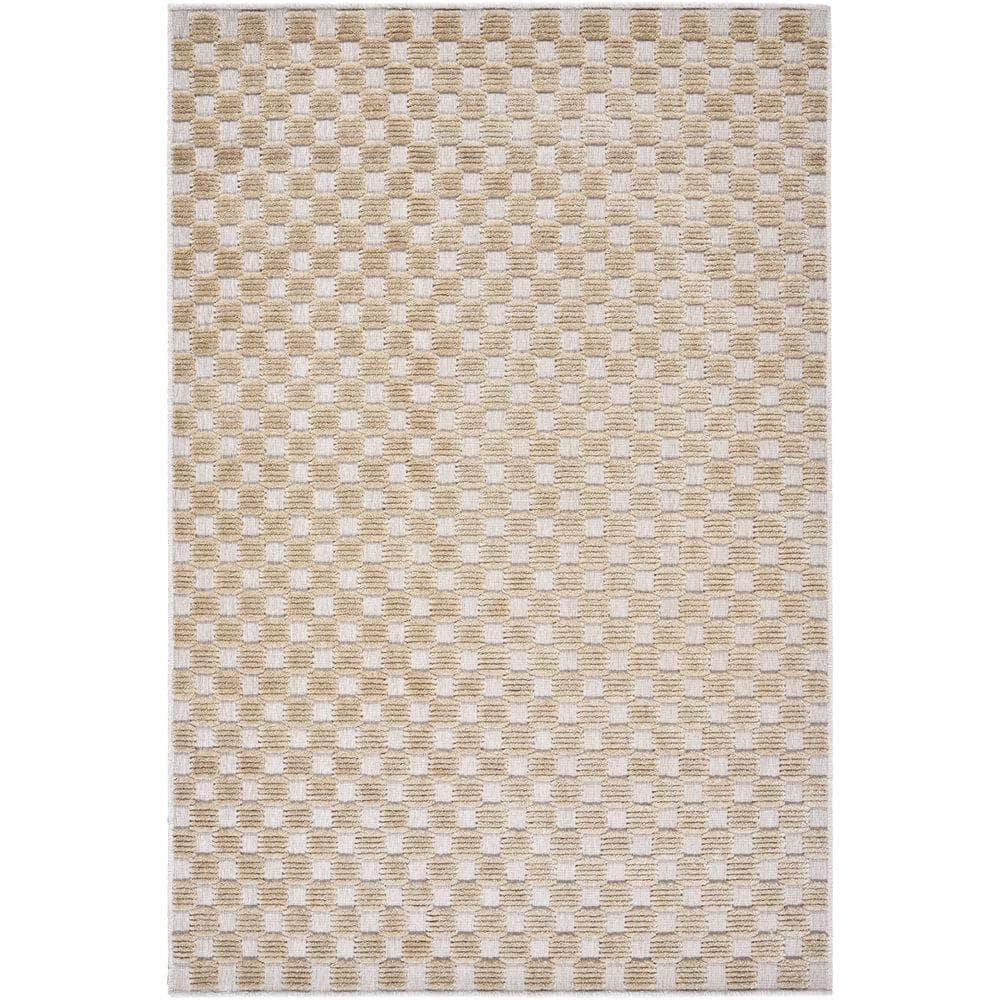 Machine Woven LYA-2342 Beige, Light Brown Rugs #color_beige, light brown