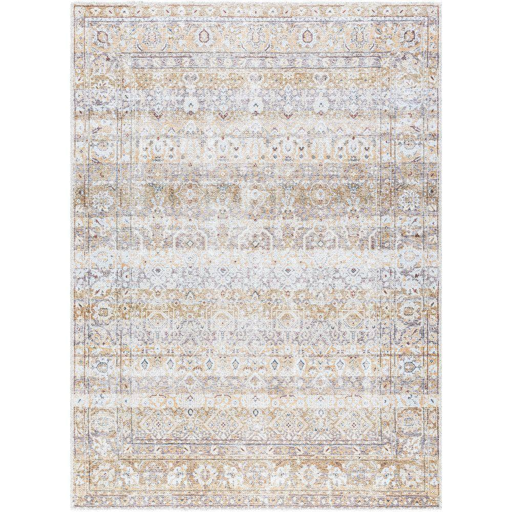 Machine Woven AML-2400 Beige, Light Brown Rugs #color_beige, light brown