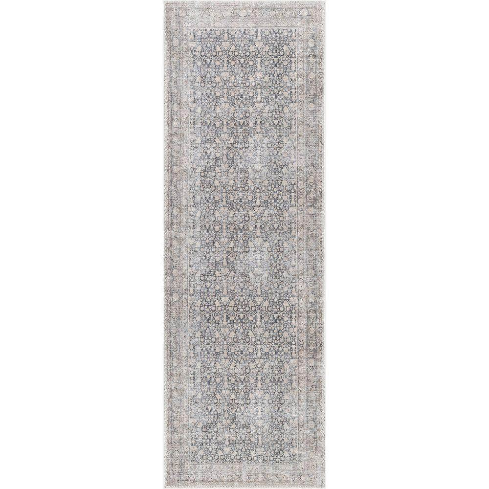 Machine Woven AML-2387 Black, Blush Rugs #color_black, blush