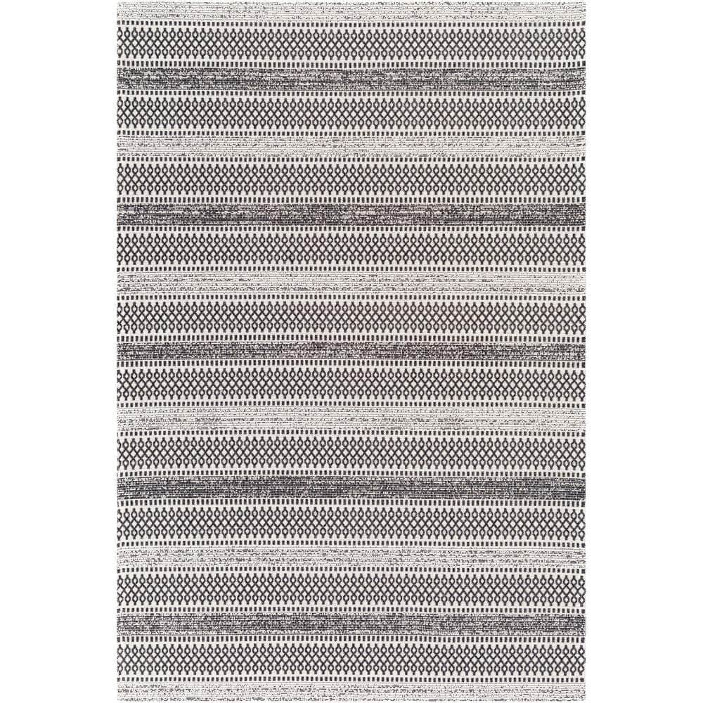 Machine Woven LCS-2310 Black, Cream Rugs #color_black, cream