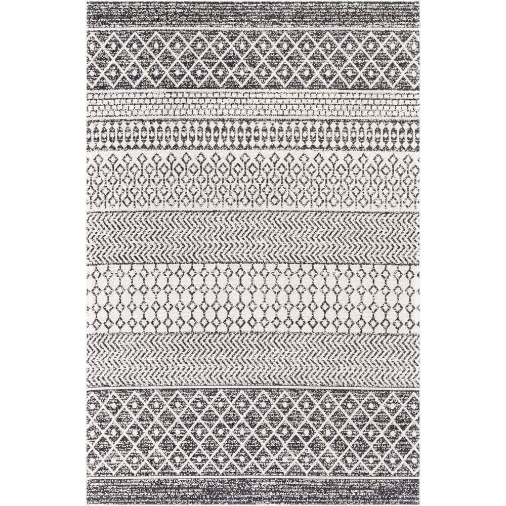 Machine Woven LCS-2306 Black, Cream Rugs #color_black, cream