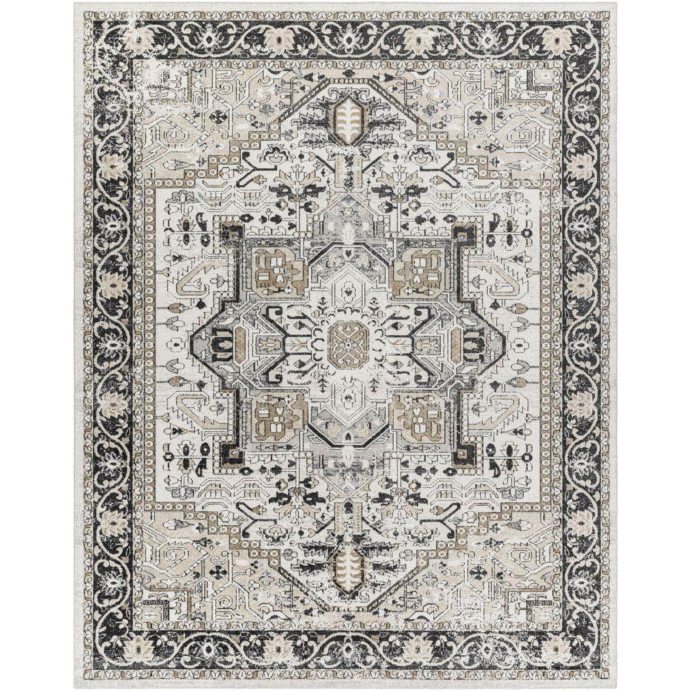 Machine Woven LVR-2322 Black, Taupe Rugs #color_black, taupe