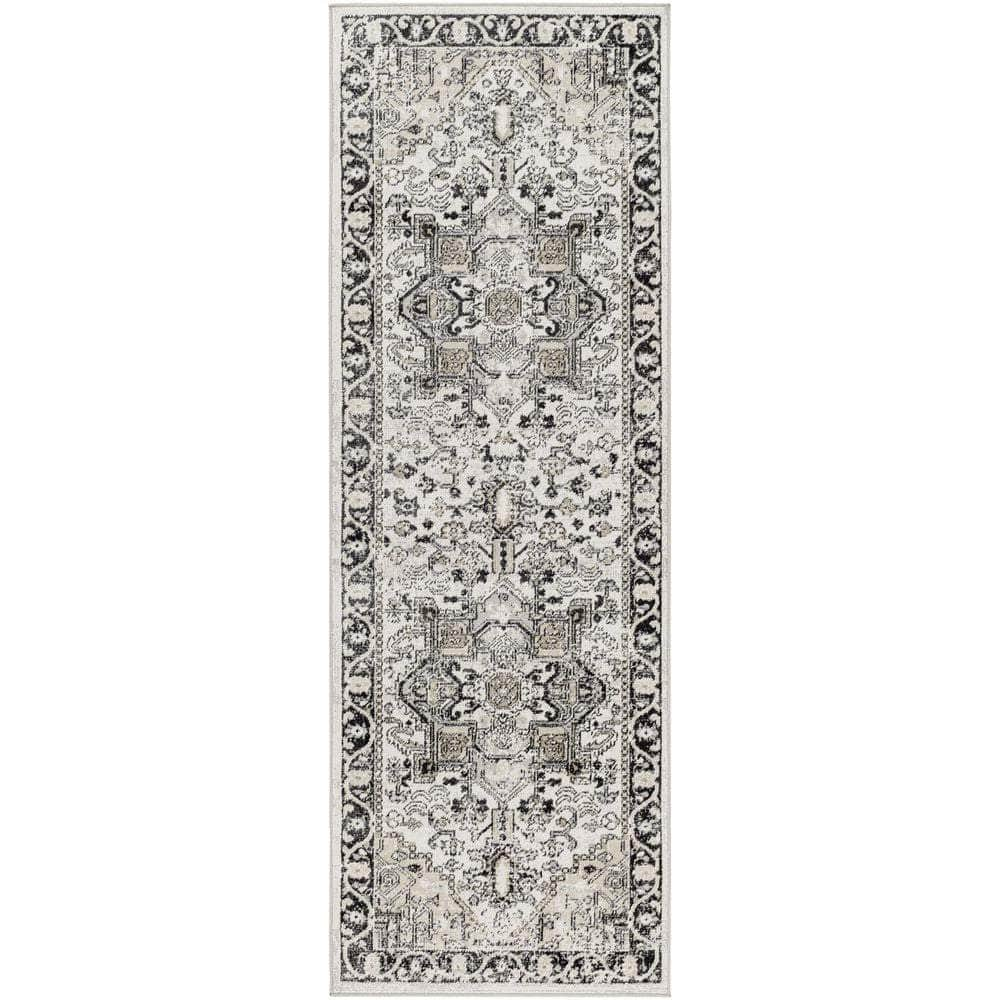 Machine Woven LVR-2322 Black, Taupe Rugs #color_black, taupe