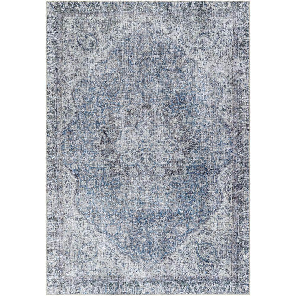 Machine Woven AML-2364 Blue, Ice Blue Rugs #color_blue, ice blue