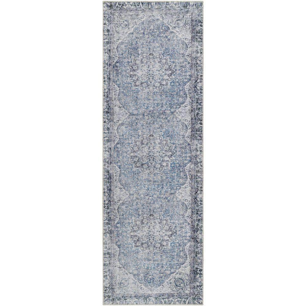 Machine Woven AML-2364 Blue, Ice Blue Rugs #color_blue, ice blue