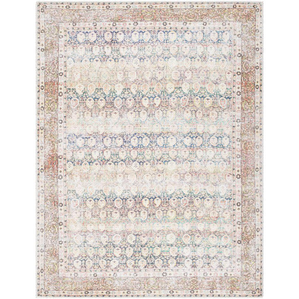 Machine Woven KMR-2304 Bright Blue, Dark Blue Rugs #color_bright blue, dark blue