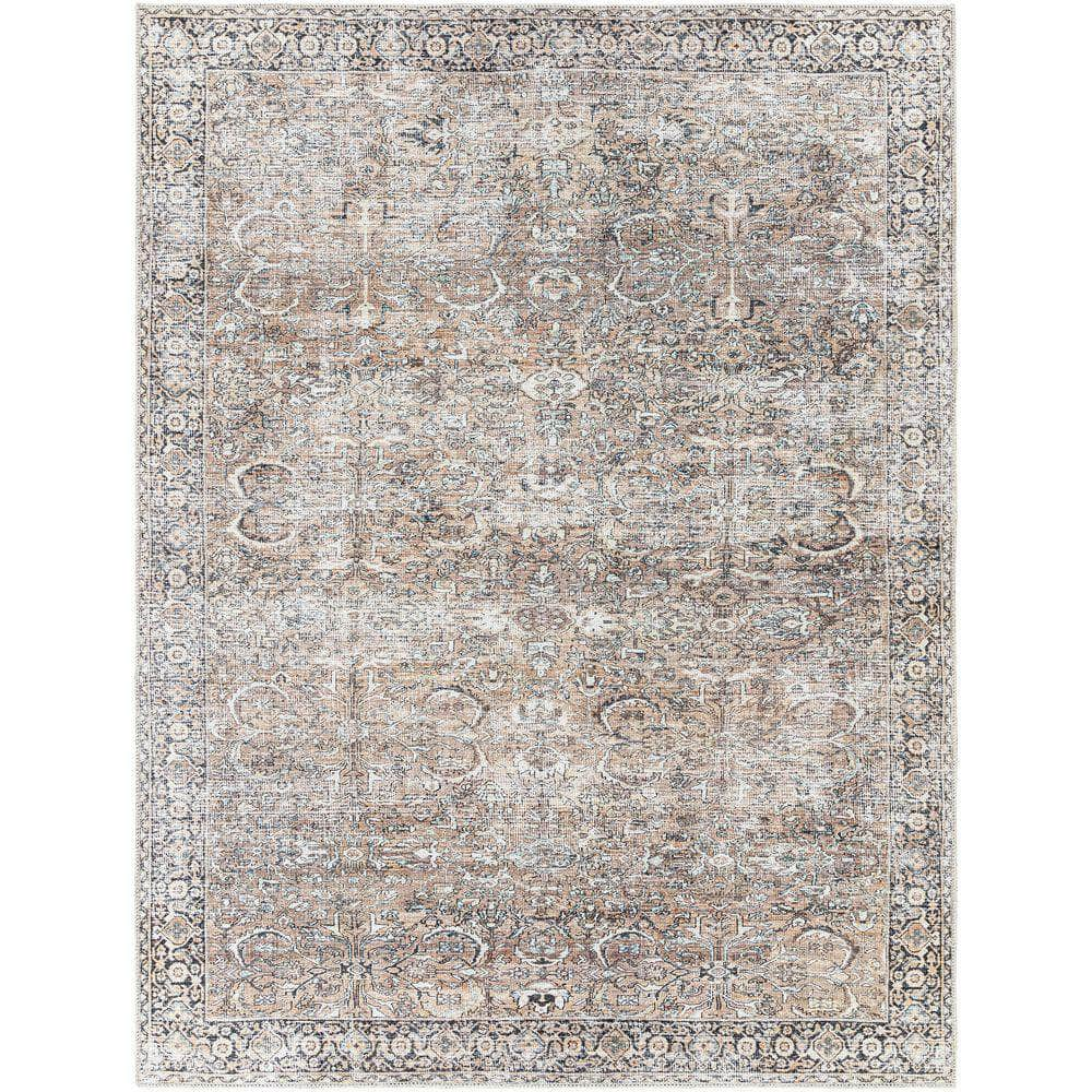 Machine Woven KMR-2308 Brown, Dark Brown Rugs #color_brown, dark brown