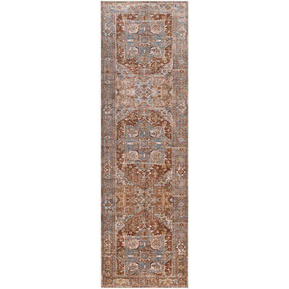 Machine Woven LVB-2304 Burnt Orange, Dusty Coral Rugs #color_burnt orange, dusty coral