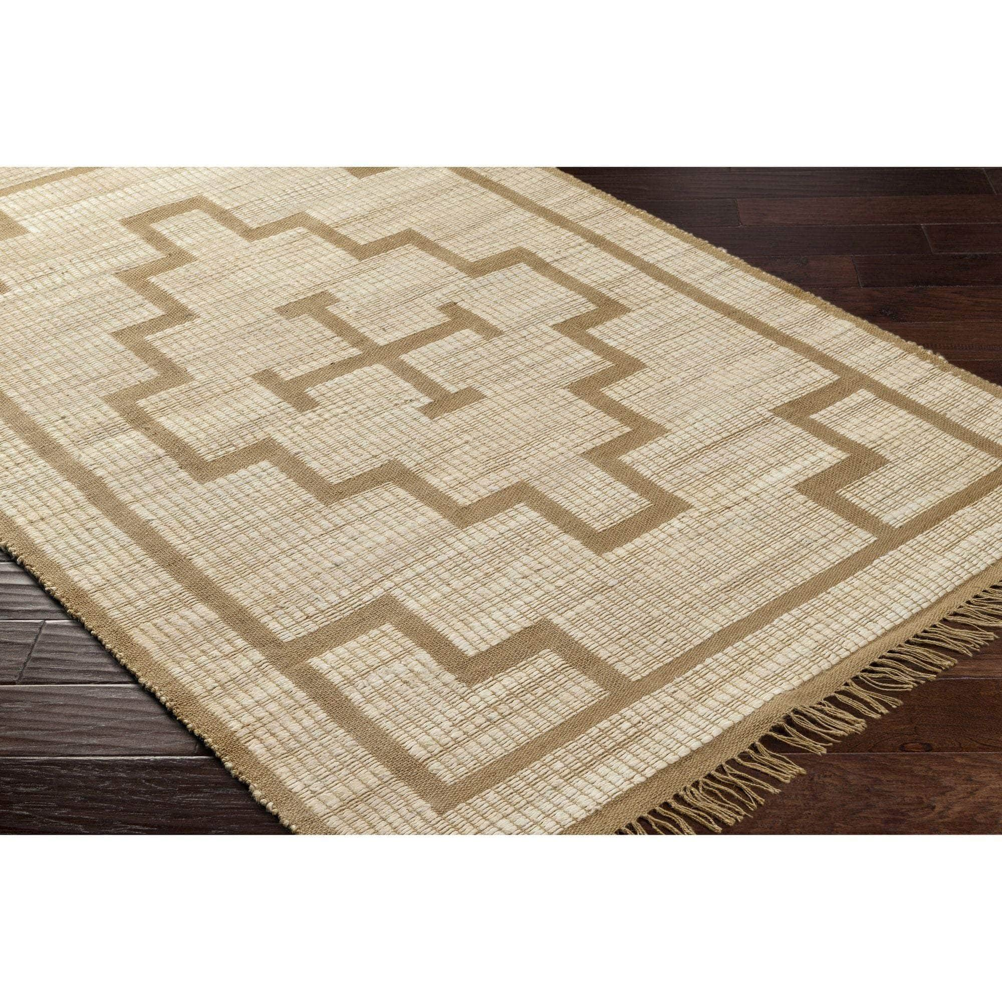 Handmade ALX-2304 Khaki, Ash, Camel, Brick Rugs #color_khaki, ash, camel, brick