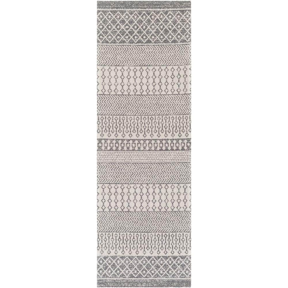 Machine Woven LCS-2305 Charcoal, White Rugs #color_charcoal, white