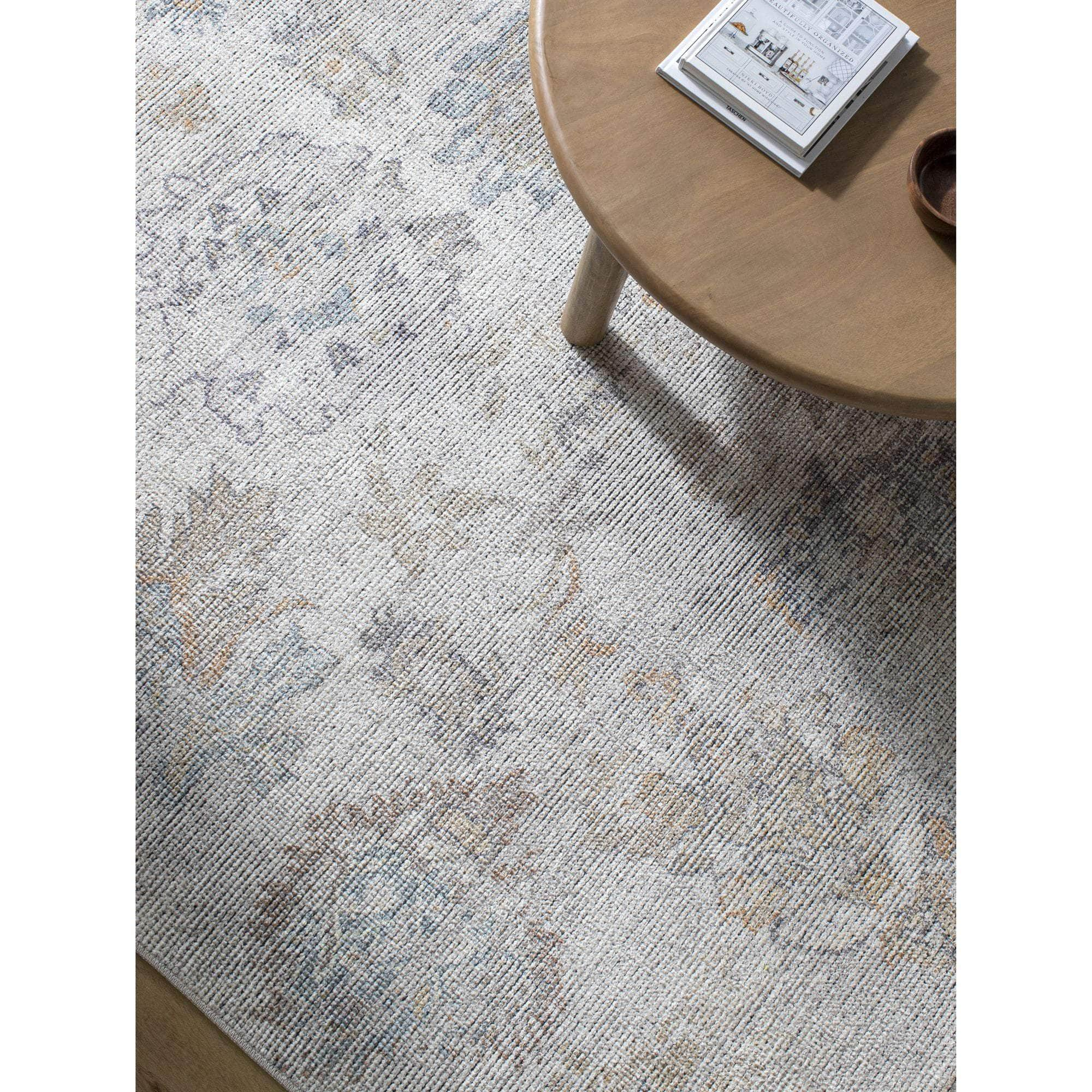 Machine Woven PNWOL-2302 Gray, Cream, Tan, Charcoal, Light Brown, Sky Blue Rugs #color_gray, cream, tan, charcoal, light brown, sky blue