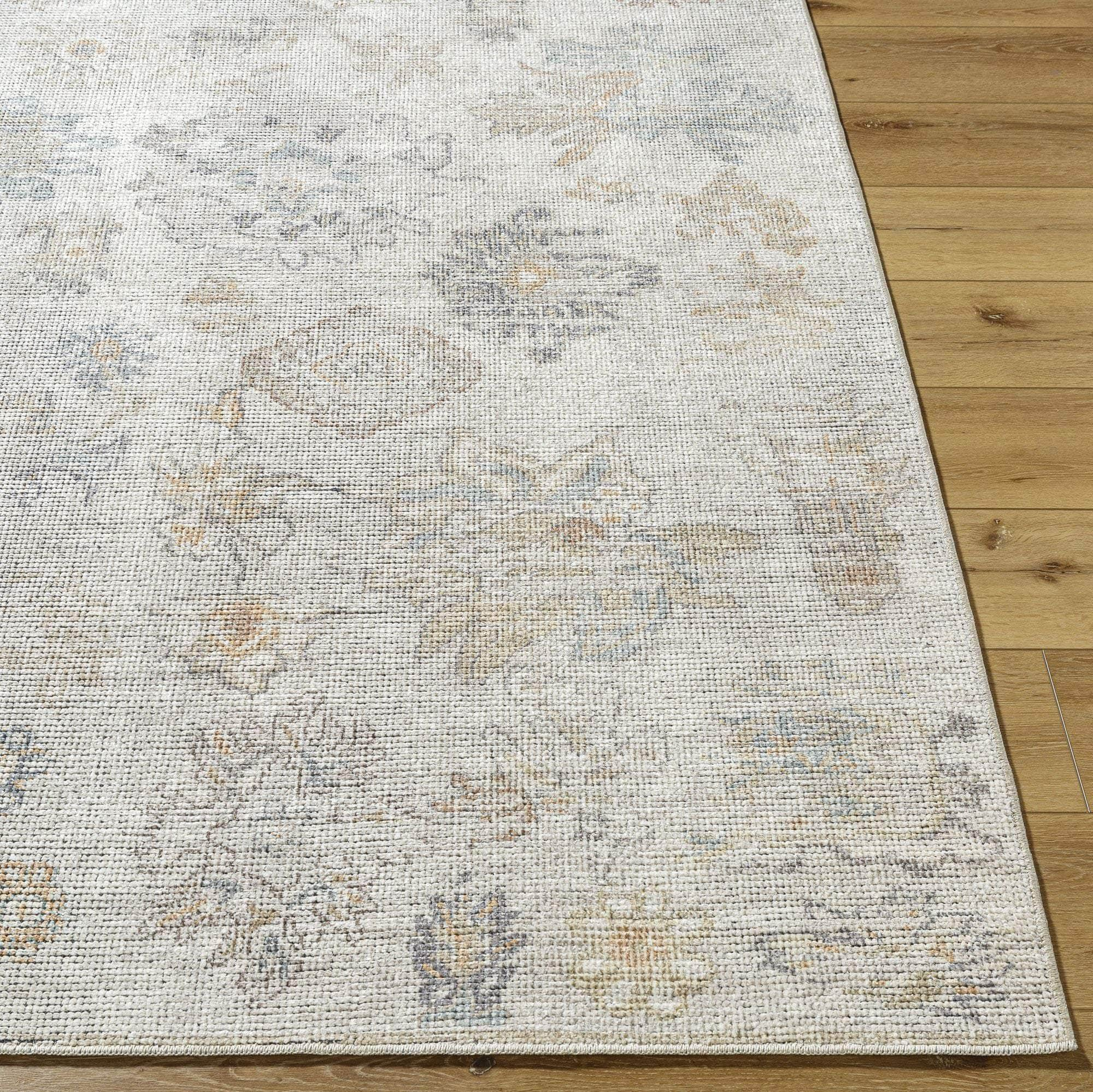 Machine Woven PNWOL-2302 Gray, Cream, Tan, Charcoal, Light Brown, Sky Blue Rugs #color_gray, cream, tan, charcoal, light brown, sky blue