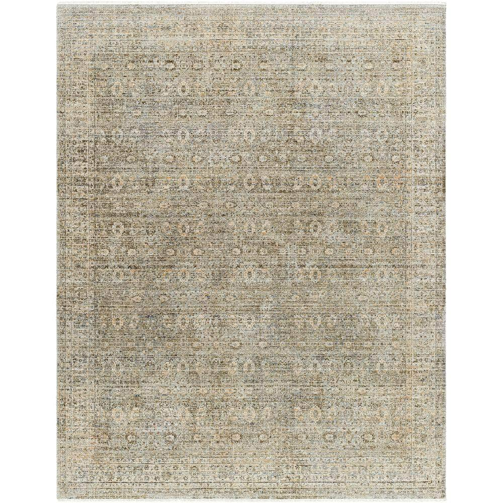 Machine Woven BOMG-2304 Dark Brown, Gray Rugs #color_dark brown, gray