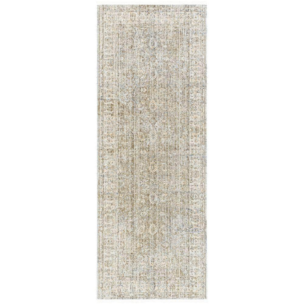 Machine Woven BOMG-2304 Dark Brown, Gray Rugs #color_dark brown, gray