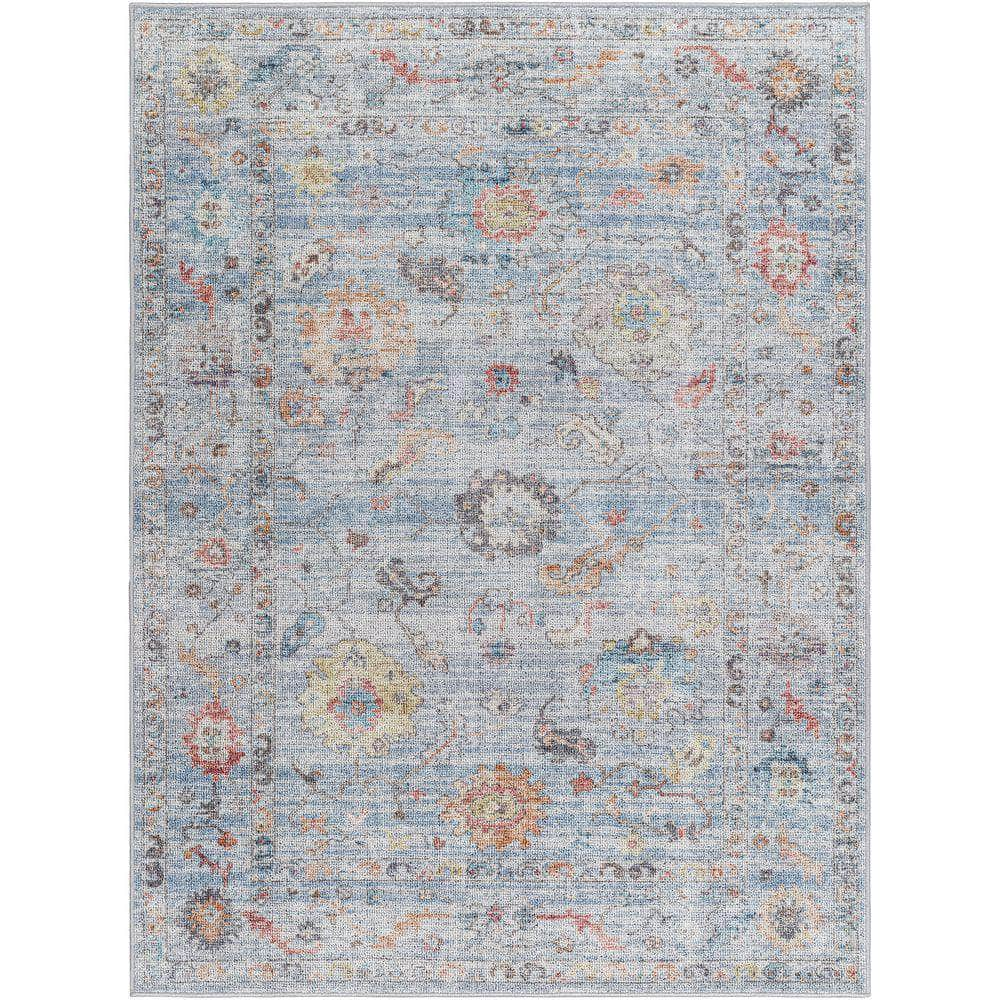 Machine Woven CAH-2302 Denim, Slate Rugs #color_denim, slate