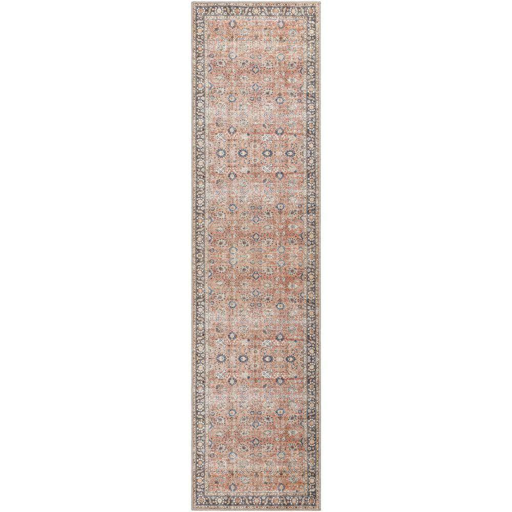 Machine Woven CLN-2301 Dusty Coral, Rust Rugs #color_dusty coral, rust