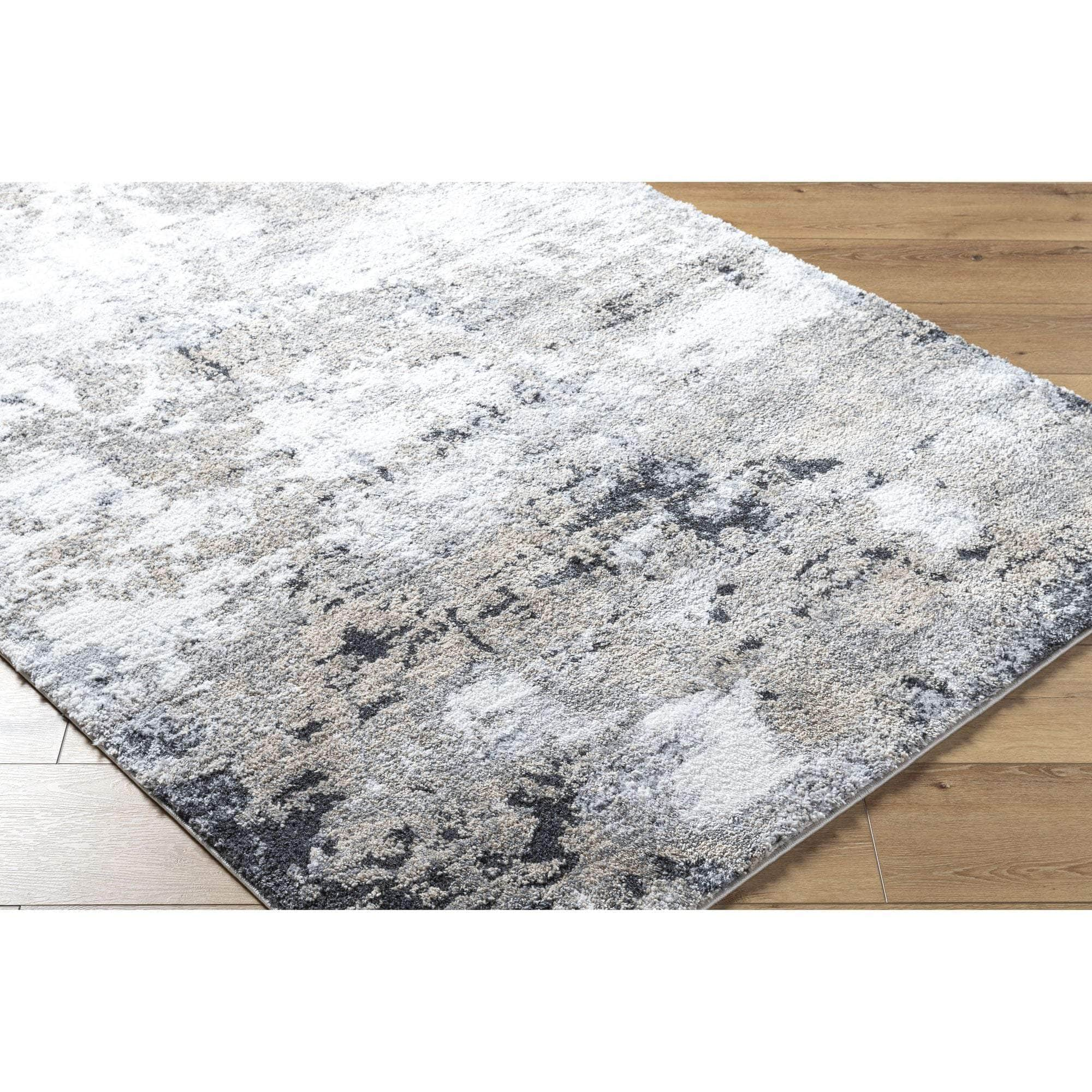 Machine Woven PTF-2321 White, Light Gray, Medium Gray, Beige, Charcoal, Taupe Rugs #color_white, light gray, medium gray, beige, charcoal, taupe