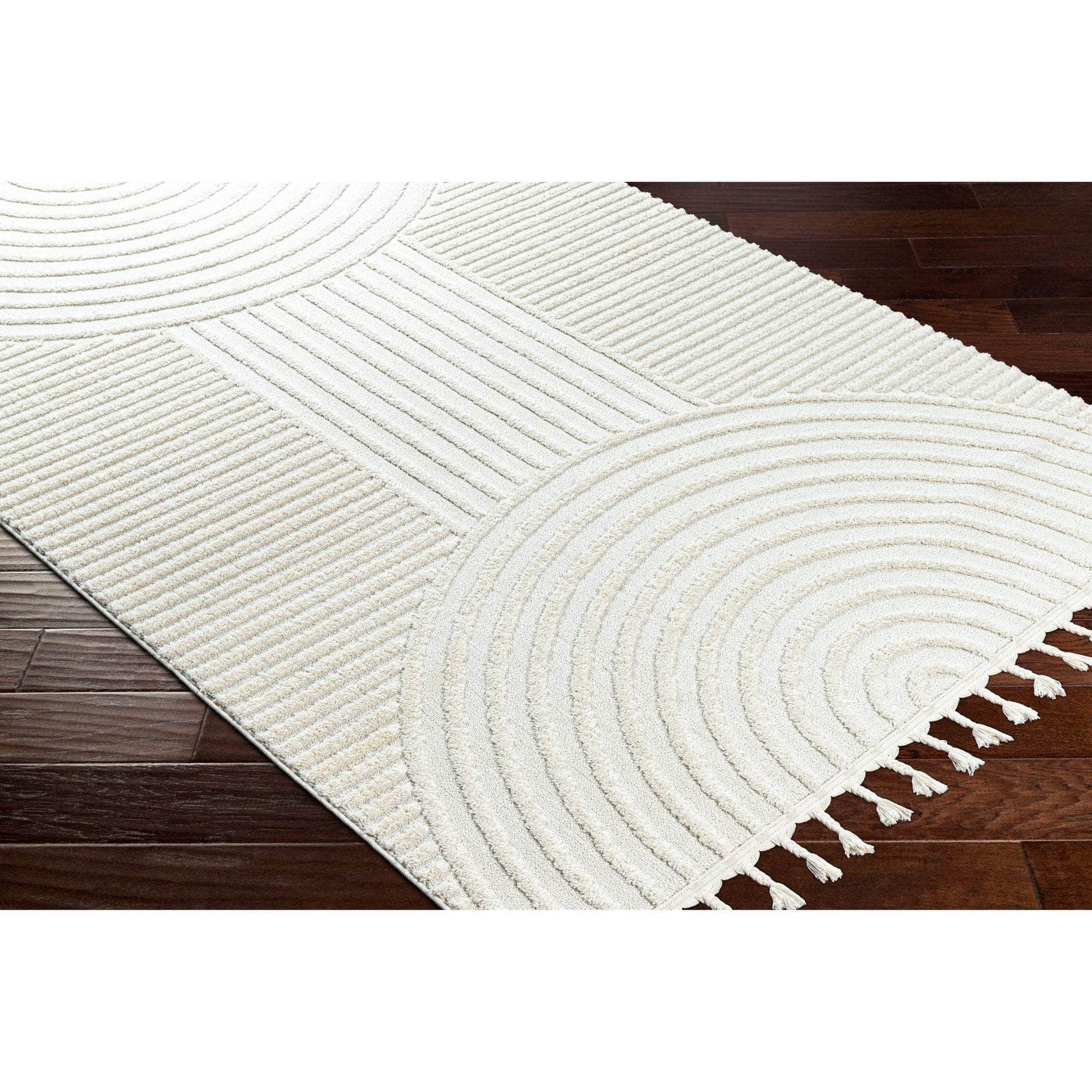 Machine Woven NOA-2309 Light Gray, Cream Rugs #color_light gray, cream