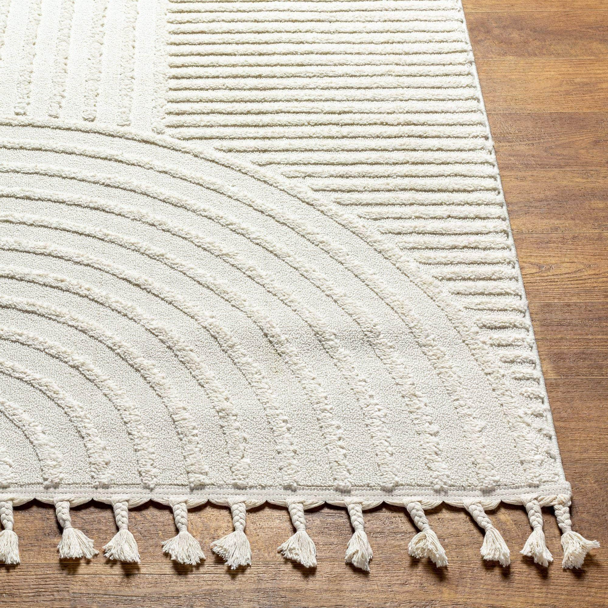 Machine Woven NOA-2309 Light Gray, Cream Rugs #color_light gray, cream