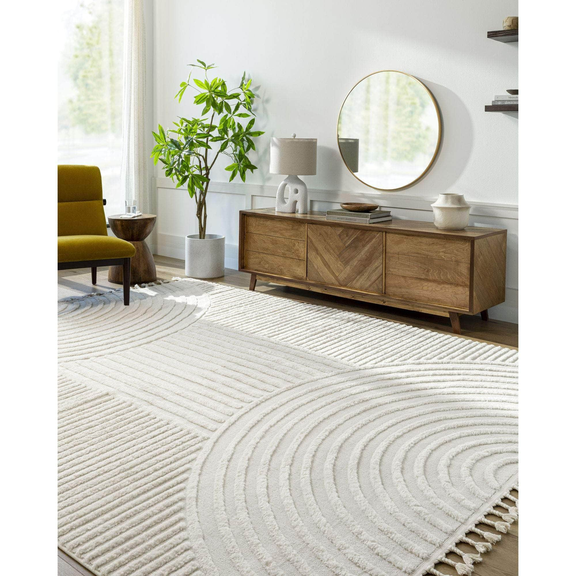 Machine Woven NOA-2309 Light Gray, Cream Rugs #color_light gray, cream