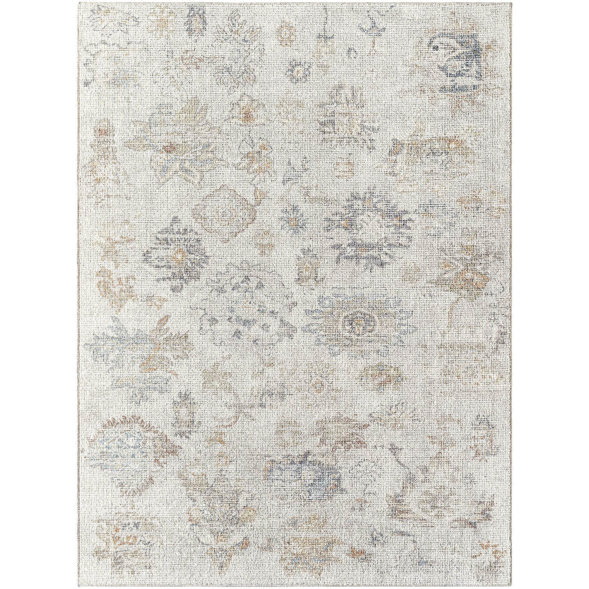 Machine Woven PNWOL-2302 Gray, Cream, Tan, Charcoal, Light Brown, Sky Blue Rugs #color_gray, cream, tan, charcoal, light brown, sky blue