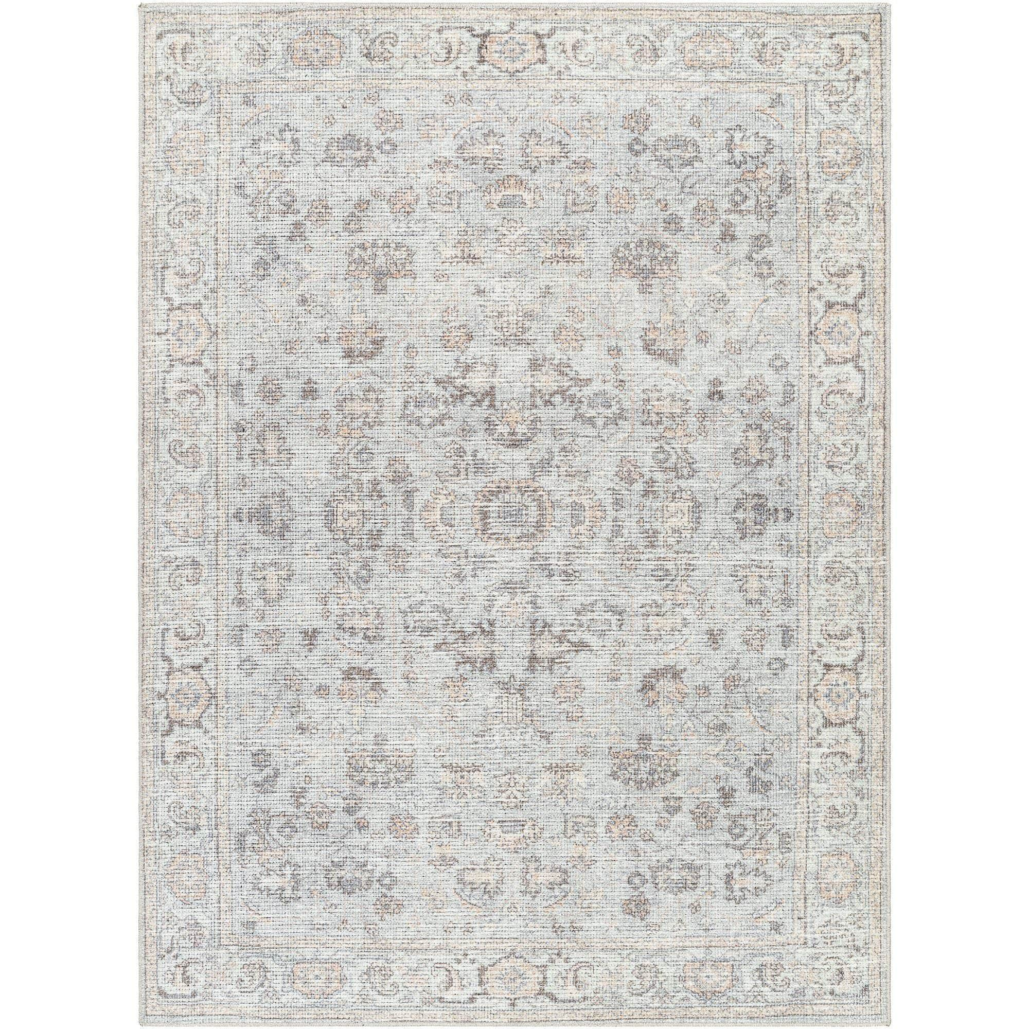 Machine Woven PNWOL-2303 Gray, Tan, Charcoal, Brown, Cream, Light Beige Rugs #color_gray, tan, charcoal, brown, cream, light beige