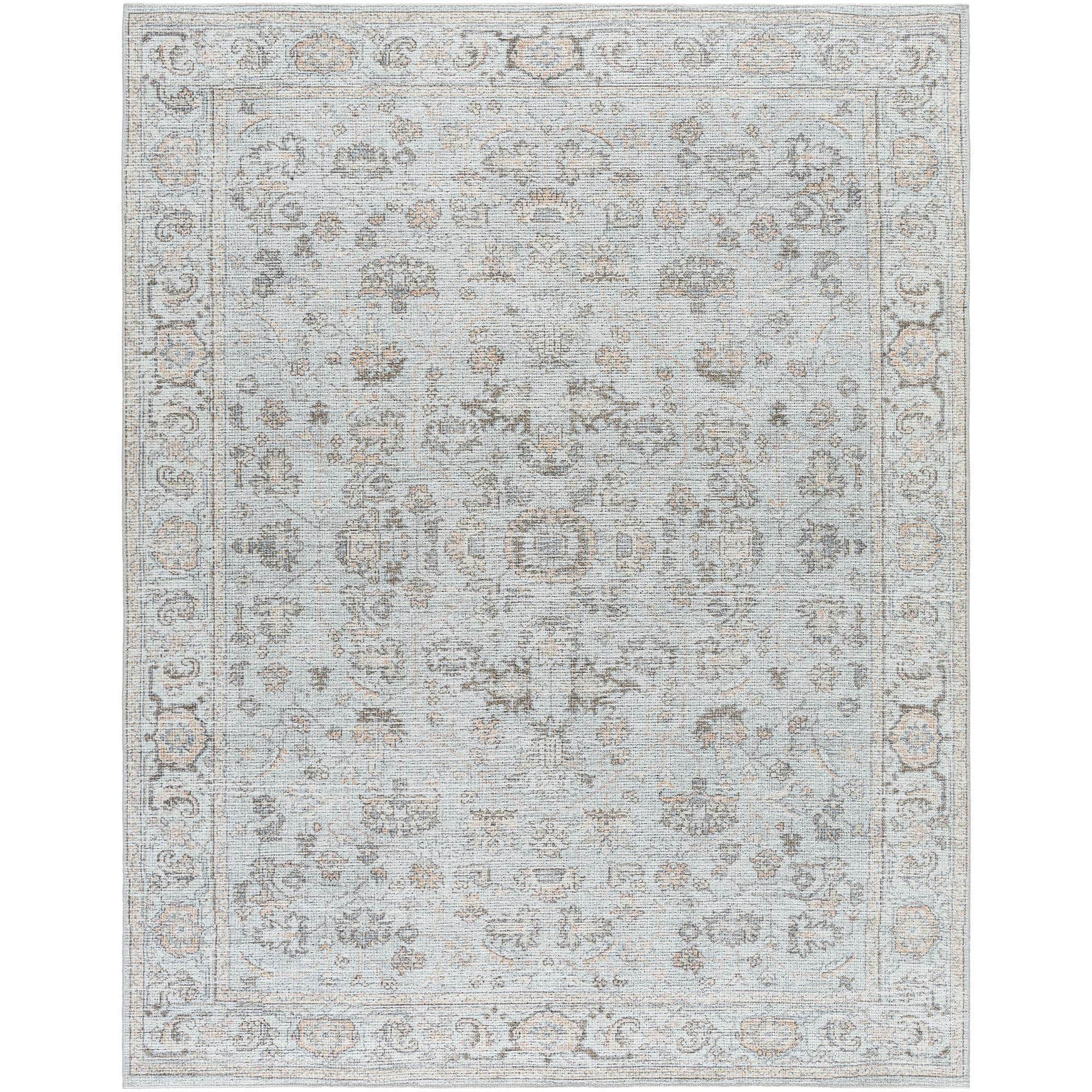 Machine Woven PNWOL-2303 Gray, Tan, Charcoal, Brown, Cream, Light Beige Rugs #color_gray, tan, charcoal, brown, cream, light beige