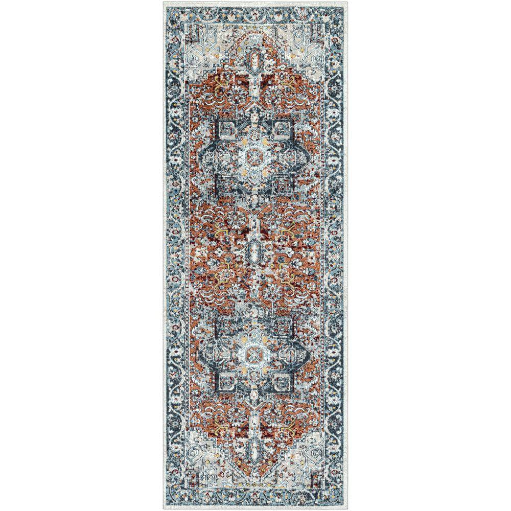 Machine Woven LVR-2323 Ink Blue, Blue Rugs #color_ink blue, blue